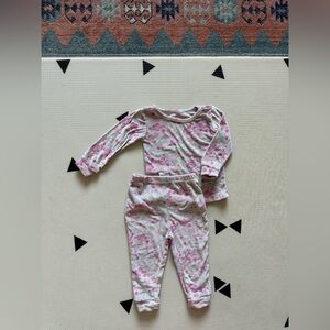 Mon Petit|Baby girl,toddler super soft Pink Floral Pajama Set•••24M,cozy vibes